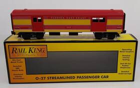 30-6040 Mth O Gauge Fec Streamlined Baggage Car #443 Ln/box