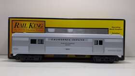 30-6050 Mth O Gauge Inch California Zephyr Streamlined Baggage Car Ln/box