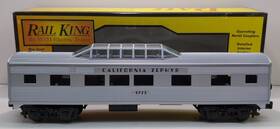 30-6052 Mth O California Zephyr Streamlined Vista Dome Car #4723 Ln/box