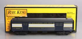 30-6111b Mth O Gauge B&o Streamlined Baggage Car Ln/box