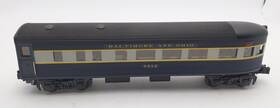 30-6111e Mth O B&o Streamlined Observation Car Ln