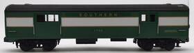 30-6123b Mth O Southern O-27 Streamlined Baggage Car #1702 Ex