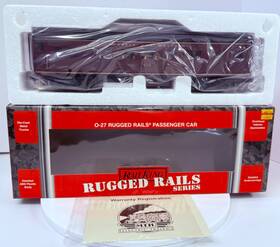 30-6160 Mth O-27 Rugged Rails Norfolk And Western Streamlined Coach Car - New