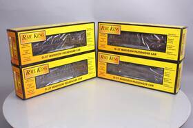 30-6236 Mth O Pennsylvania Railking O-27 Madison Passenger Set Of 4 Ln/box