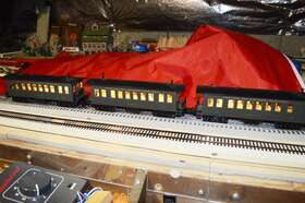 30-6406-b Mth Rail King D&rg Overton Coach Set