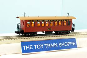 180-tested-exc Mth 30-6418 Rail King 6418 Atsf Santa Fe Overton Lighted Coach Car #180-tested-exc Cond