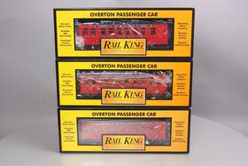 30-6435 Mth O President Lincoln Overton Passenger Coach Set Of 3 Ln/box