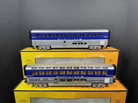 30-6509 Mth Railking Amtrak California Surfliner Coach / Lounge 2-car Set Lnib