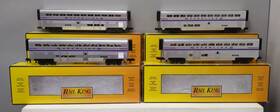 30-6538 Mth O Amtrak Phase Iv O-31 Superliner Passenger Set Of 4 Ex/box