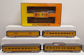 30-67085 Mth O Union Pacific 60ft Streamlined Abs Passenger Car Set Of 4 Ln 30-67085 Mth O Union Pacific 60ft Streamlined Abs Passenger Car Set Of 4 Ln