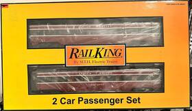 30-67171 Mth Railking O Lehigh Valley 2-car 60 Streamlined Sleeper/diner #scenic Rapid #1015