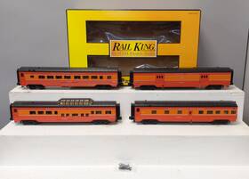 30-6735 Mth O Southern Pacific 60ft Streamlined Abs Passenger Car Set Of 4