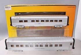 30-67427 Mth O Gauge Santa Fe 60 Streamlined Abs Sleeper/diner Car Set Ex/box