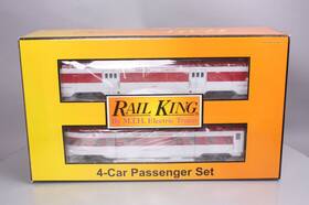 30-67654 Mth O Texas Special 60ft Streamlined Passenger Car Set Of 4 Ln/box