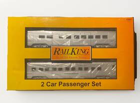 30-67704 Mth Nos Railking Atsf 2-car Set 60ft Sleeper And Diner O Gauge Htf 30-67704 Mth Nos Railking Atsf 2-car Set 60ft Sleeper And Diner O Gauge Htf