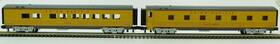 30-67764 Mth Used Railking Union Pacific 2-car 60ft Streamlined Sleeper/diner