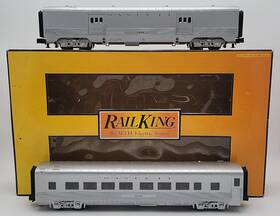 30-67832 Mth O Gauge Santa Fe 60ft Streamlined Sleeper/diner 2-car Passenger Set 30-67832 Mth O Gauge Santa Fe 60ft Streamlined Sleeper/diner 2-car Passenger Set