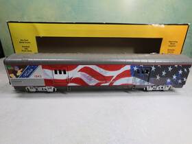 30-68039 Mth Rail King O 60ft Streamlined Baggage Car Up #1943 Spirit Scheme