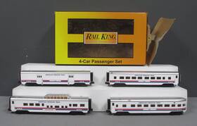30-68046 Mth O American Freedom 60ft Streamlined Passenger Car Set Of 4 Ex