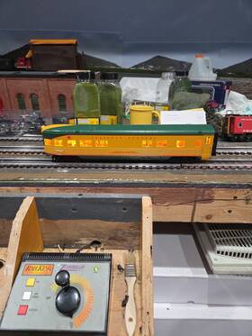 30-68054 Mth Illinois Central 60ft Steamlined Passenger Car Bamboo Grove
