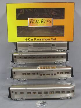 30-68058 Mth O New York Central 60ft Streamlined Passenger Car Set Of 4 Ln
