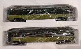 30-68103 Mth Rail King Northern Pacific 60ft 2 Car Sleeper/dinner Passenger Set