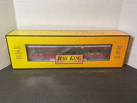 30-68135 Mth Railking Christmas O Gauge 60ft Streamlined Passenger Train Car