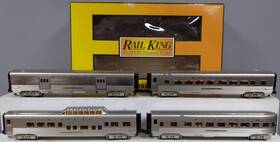 30-68212 Mth O Santa Fe 60ft Streamlined Passenger Set Of 4 Ln/box