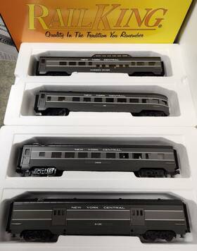 30-68244 Mth Railking O Nyc Streamlined Passenger Set Ln/ob Mr7 30-68244 Mth Railking O Nyc Streamlined Passenger Set Ln/ob Mr7
