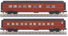 30-68253 Mth Railking Pennsylvania Prr O Scale 60ft Sleeper/dinner Passenger Set