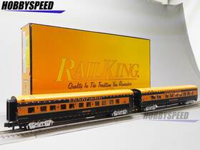 30-68283 Mth Railking Halloween 2 Car Sleeper Diner Passenger Set O Gauge New 30-68283 Mth Railking Halloween 2 Car Sleeper Diner Passenger Set O Gauge New