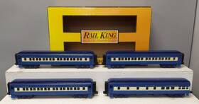 30-69109 Mth O Jersey Central 60ft Madison Passenger Car Set Of 4 Ln/box