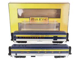 30-69286 Mth O Chesapeake And Ohio 2-car 60ft Madison Passenger Car Set Ln/box