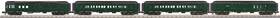 30-69366 Mth Railking 4-car Santa Fe Madison Passenger Set