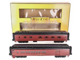 30-6938 Mth O Boston And Maine Railking 60ft Madison Combo/diner Set Of 2 Ln