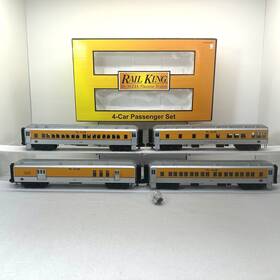 30-6943 Mth Railking Denver Rio Grande 4-car 60 Madison Passenger Set O Used