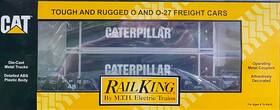 30-76170 Mth Railking Caterpillar Husky Stack Car New/mint