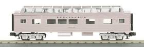 Mth 33-6044 O Burlington Streamlined Full-length Vista Dome Car Nos/box