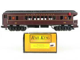 33-6203 Mth O Gauge 3-rail Rail King Prr Pennsylvania Observation Passenger 6905