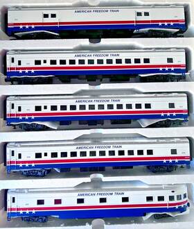 20-6593 Mth 658081041193 American Freedom 5 Car 70ft Abs Passenger Set Smooth