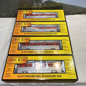 30-6169 Mth 658081067599 New York Central Aerotrain 4 Piece Coach Set