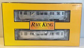 30-2477-1 Mth 658081088921 Rail King 3200 Series 4-car Subway Set Chicago Cta Rare