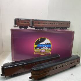 20-64095 Mth 658081427942 4-car 70ft Streamline Passenger Set Pennsylvania 20-64095 Mth 658081427942 4-car 70ft Streamline Passenger Set Pennsylvania