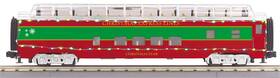 30-69270 Mth 658081473185 Railking Christmas 60 Ft Streamline Full Vista Dome With Led Lights