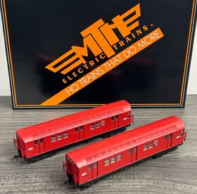 80-2369-3 Mth Ho #80-2369-3 R17 2-car Subway Set Metro Trans. Auth. #6580 And #6509 Used