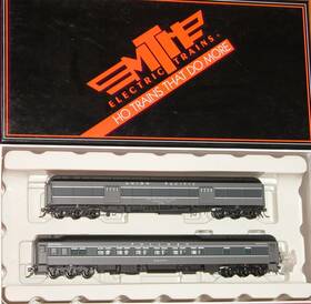Mth 80-40005 Ho 2 Car Union Pacific Heavyweight Baggage Sleeper Passenger Set