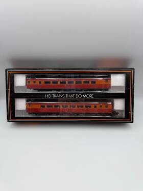 80-60002 Mth Electric Trains Ho Southern Pacific Daylight Articulated Chair Car Set. Iob
