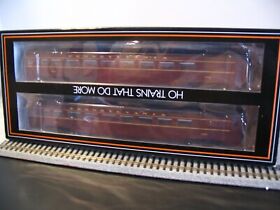 81-0009 Mth Ho Pennsylvania Prr Pass Set 2 Cars C-10