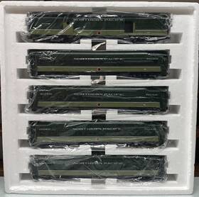 Mt-4014 Mth Northern Pacific Abs 5 Car Passenger Set Smooth 3 Rail O Scale New