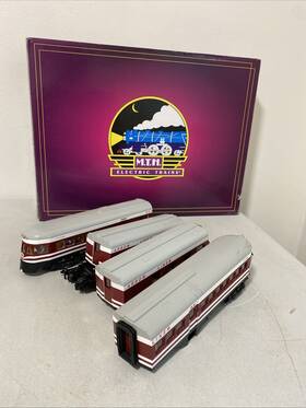20-2784-1 Mth Premier O Scale Red Arrow Lines 4-car Liberty Liner Set